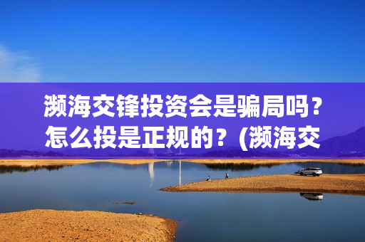 濒海交锋投资会是骗局吗？怎么投是正规的？(濒海交锋都谁投资了)