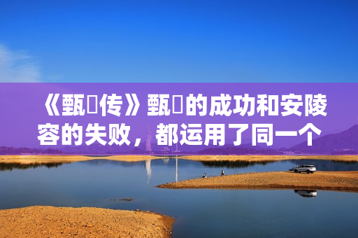 《甄嬛传》甄嬛的成功和安陵容的失败，都运用了同一个法则