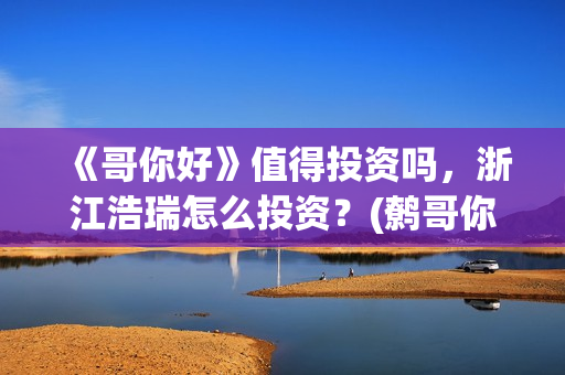 《哥你好》值得投资吗，浙江浩瑞怎么投资？(鹩哥你好)