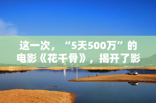 这一次，“5天500万”的电影《花千骨》，揭开了影视圈的遮羞布！