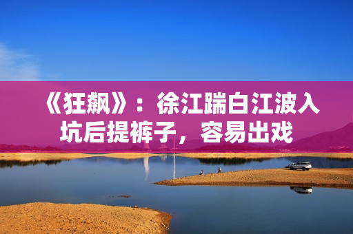 《狂飙》：徐江踹白江波入坑后提裤子，容易出戏