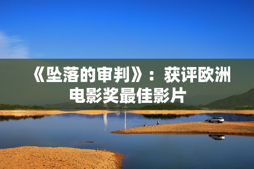 《坠落的审判》：获评欧洲电影奖最佳影片