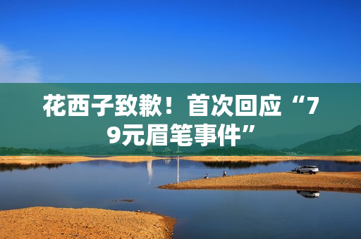 花西子致歉！首次回应“79元眉笔事件”