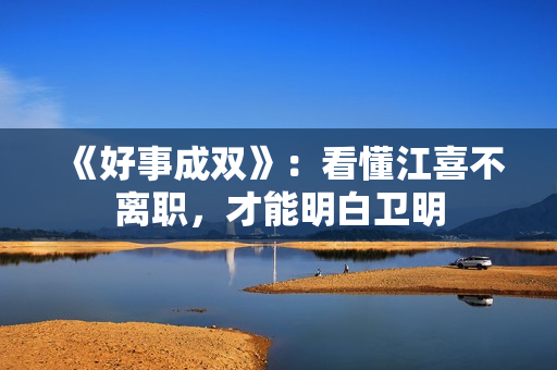 《好事成双》：看懂江喜不离职，才能明白卫明