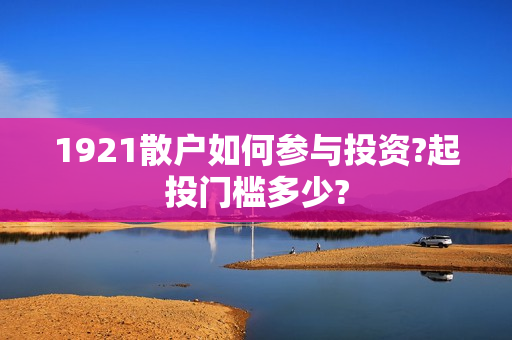 1921散户如何参与投资?起投门槛多少?
