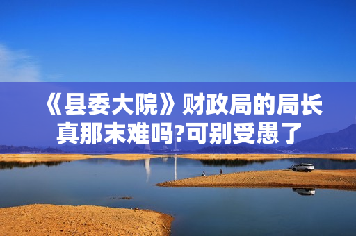 《县委大院》财政局的局长真那末难吗?可别受愚了
