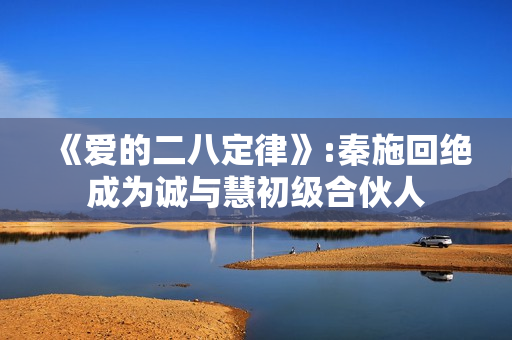 《爱的二八定律》:秦施回绝成为诚与慧初级合伙人