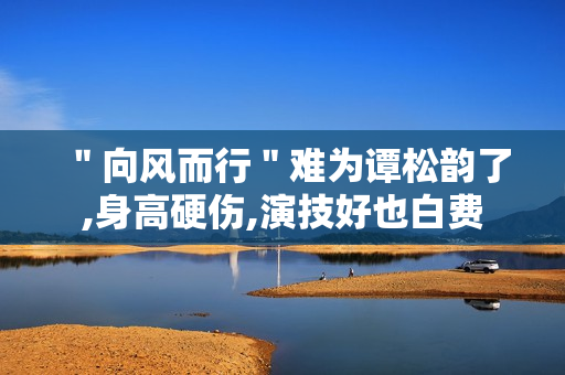 ＂向风而行＂难为谭松韵了,身高硬伤,演技好也白费