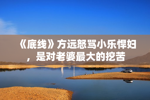 《底线》方远怒骂小乐悍妇，是对老婆最大的挖苦