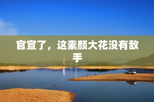 官宣了，这素颜大花没有敌手