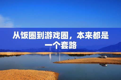 从饭圈到游戏圈，本来都是一个套路