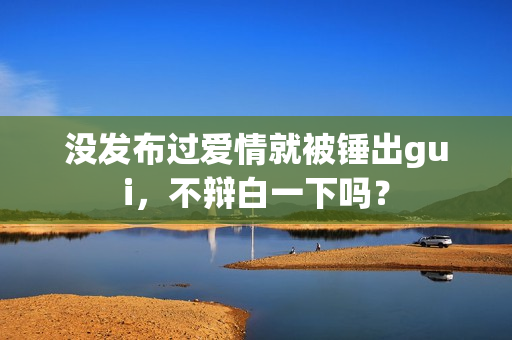 没发布过爱情就被锤出gui，不辩白一下吗？