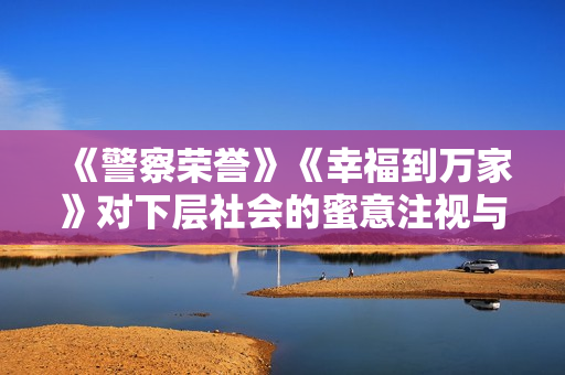 《警察荣誉》《幸福到万家》对下层社会的蜜意注视与深入分析