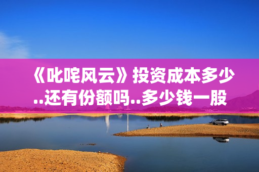 《叱咤风云》投资成本多少..还有份额吗..多少钱一股？(叱咤风云 cha)