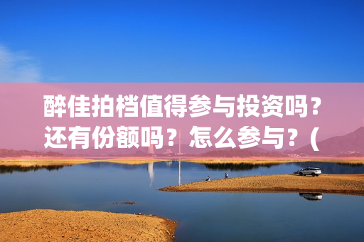 醉佳拍档值得参与投资吗？还有份额吗？怎么参与？(醉+拍档在线观看)