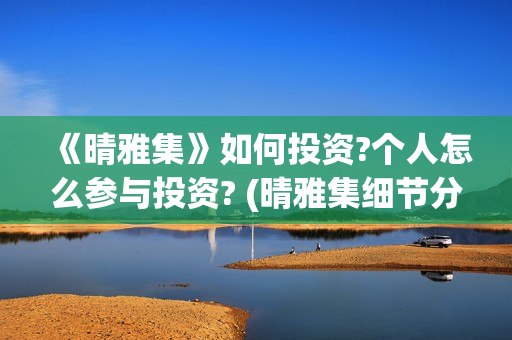 《晴雅集》如何投资?个人怎么参与投资? (晴雅集细节分析)