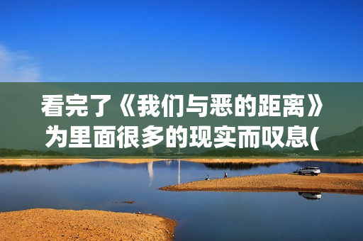 看完了《我们与恶的距离》为里面很多的现实而叹息(我们和我们在一起剧情介绍)