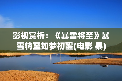 影视赏析：《暴雪将至》暴雪将至如梦初醒(电影 暴)