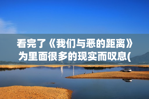 看完了《我们与恶的距离》为里面很多的现实而叹息(我们和我们)