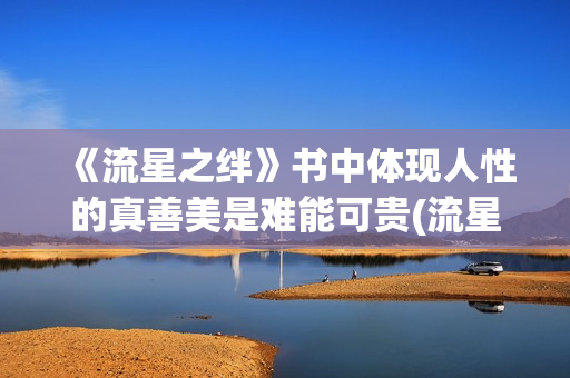 《流星之绊》书中体现人性的真善美是难能可贵(流星之绊讲的是什么内容)