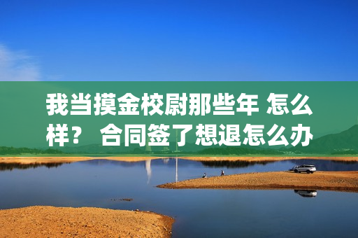 我当摸金校尉那些年 怎么样？ 合同签了想退怎么办？(我当摸金校尉那些年TXT下载)