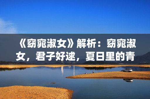 《窈窕淑女》解析：窈窕淑女，君子好逑，夏日里的青春活力(窈窕淑女讲解)