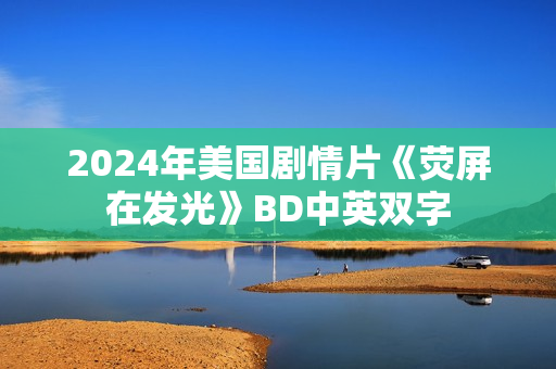 2024年美国剧情片《荧屏在发光》BD中英双字