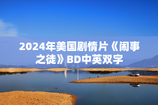 2024年美国剧情片《闹事之徒》BD中英双字
