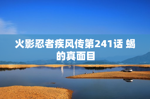 火影忍者疾风传第241话 蝎的真面目