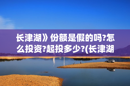 长津湖》份额是假的吗?怎么投资?起投多少?(长津湖 赢了)