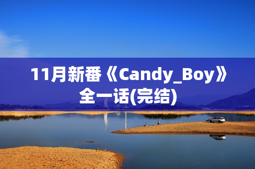 11月新番《Candy_Boy》全一话(完结)
