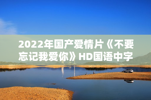 2022年国产爱情片《不要忘记我爱你》HD国语中字