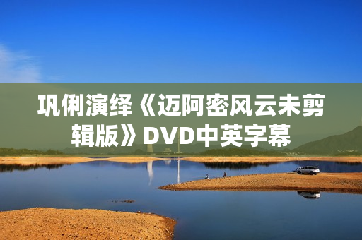 巩俐演绎《迈阿密风云未剪辑版》DVD中英字幕