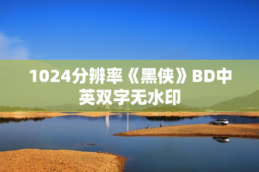1024分辨率《黑侠》BD中英双字无水印