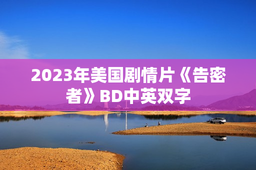 2023年美国剧情片《告密者》BD中英双字