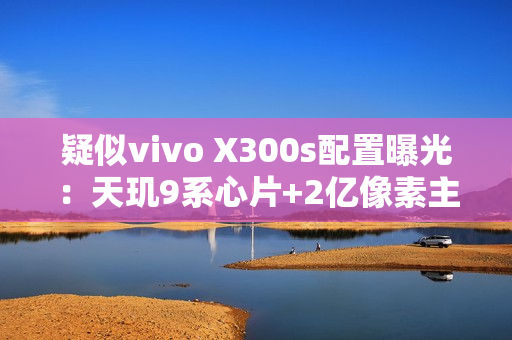 疑似vivo X300s配置曝光：天玑9系心片+2亿像素主摄
