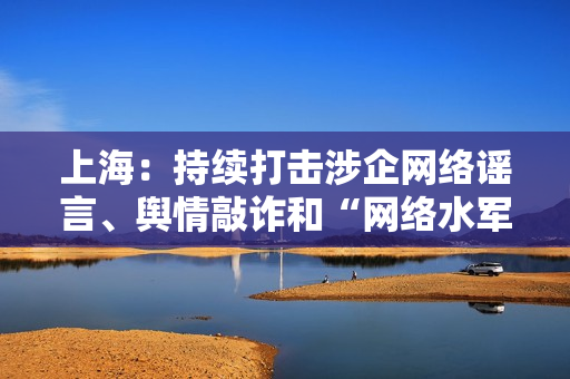 上海：持续打击涉企网络谣言、舆情敲诈和“网络水军”等违法行为