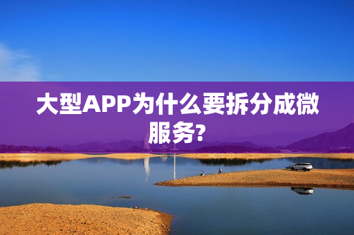 大型APP为什么要拆分成微服务?