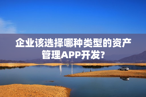 企业该选择哪种类型的资产管理APP开发?