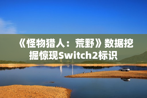 《怪物猎人：荒野》数据挖掘惊现Switch2标识