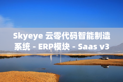 Skyeye 云零代码智能制造系统 - ERP模块 - Saas v3.18.2 发布