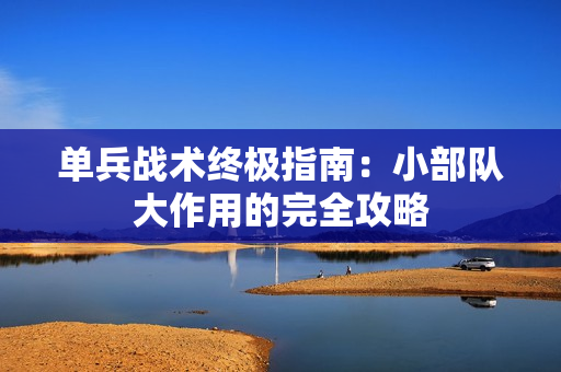 单兵战术终极指南：小部队大作用的完全攻略