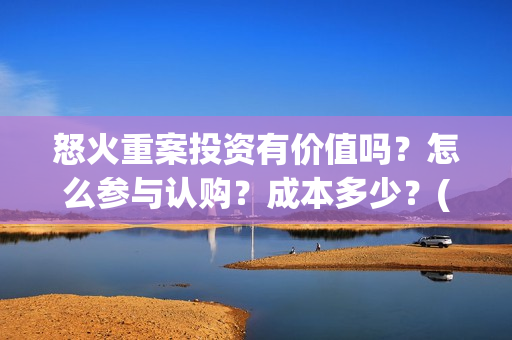 怒火重案投资有价值吗？怎么参与认购？成本多少？(怒火重案投入)