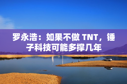 罗永浩：如果不做 TNT，锤子科技可能多撑几年