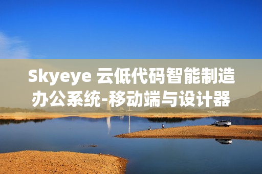 Skyeye 云低代码智能制造办公系统-移动端与设计器功能升级 - Saas v3.17.11 发布