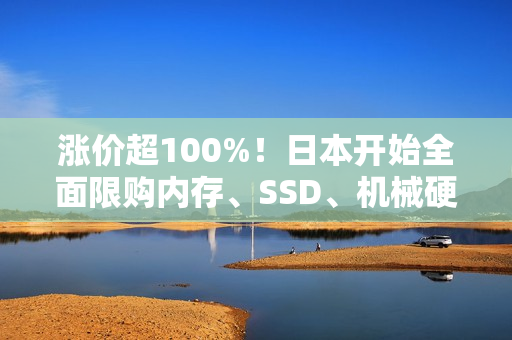 涨价超100%！日本开始全面限购内存、SSD、机械硬盘：一点不让多买