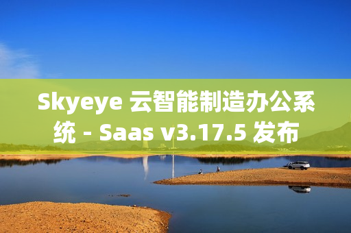 Skyeye 云智能制造办公系统 - Saas v3.17.5 发布