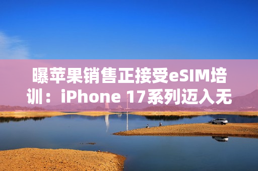曝苹果销售正接受eSIM培训：iPhone 17系列迈入无卡时代