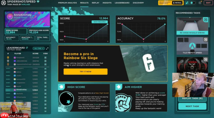 职业玩家展示自己95岁神枪手祖母 没玩过FPS但瞄准天赋惊人