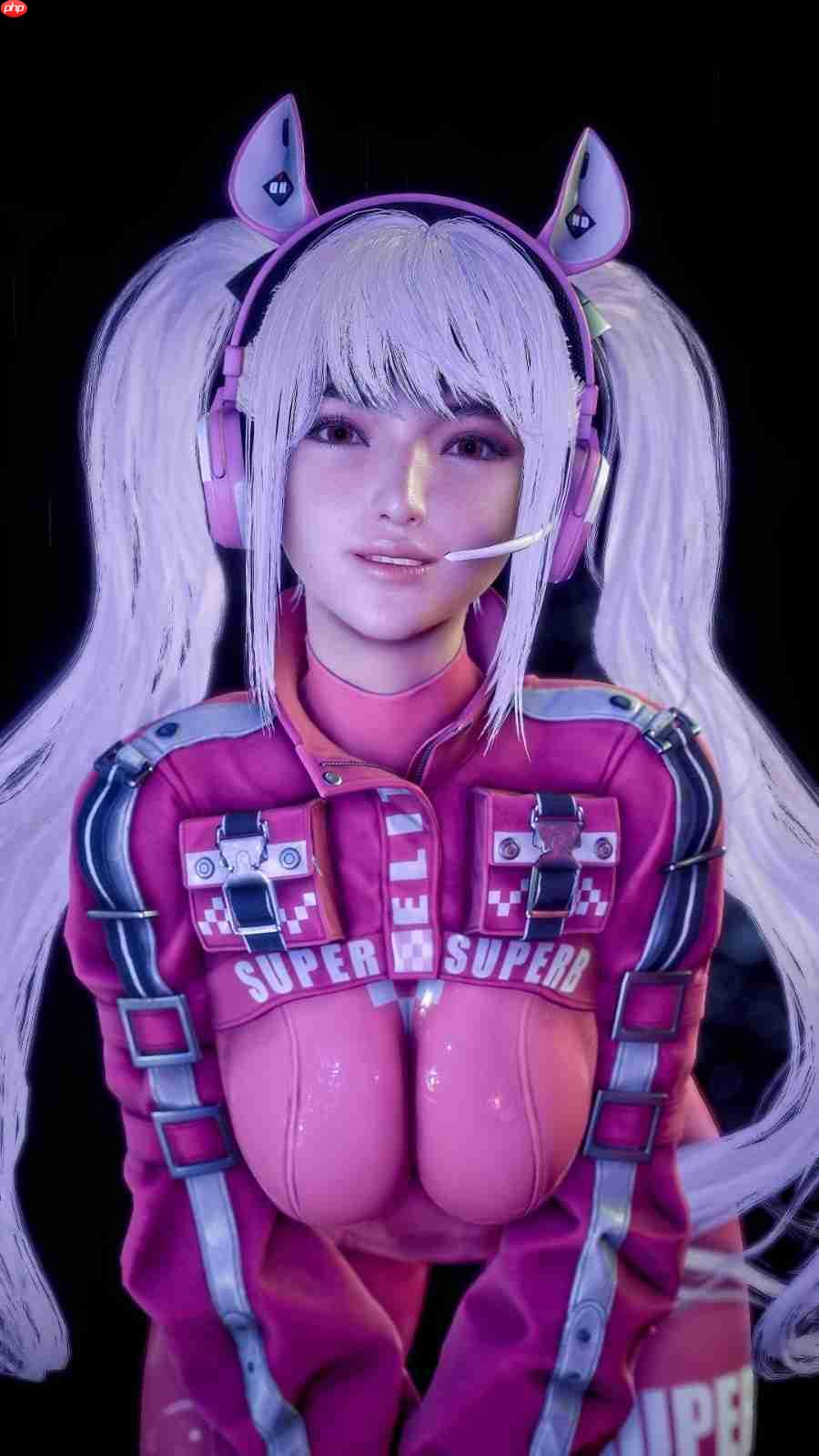 粉色连体服翘臀超性感！国外博主《剑星》伊芙新3D图